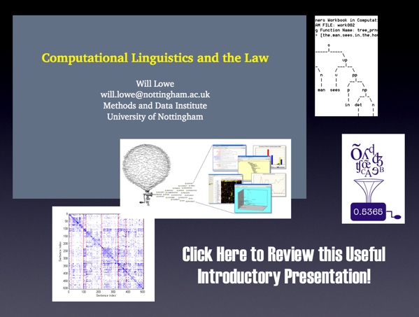 Comp Linguistics & Law