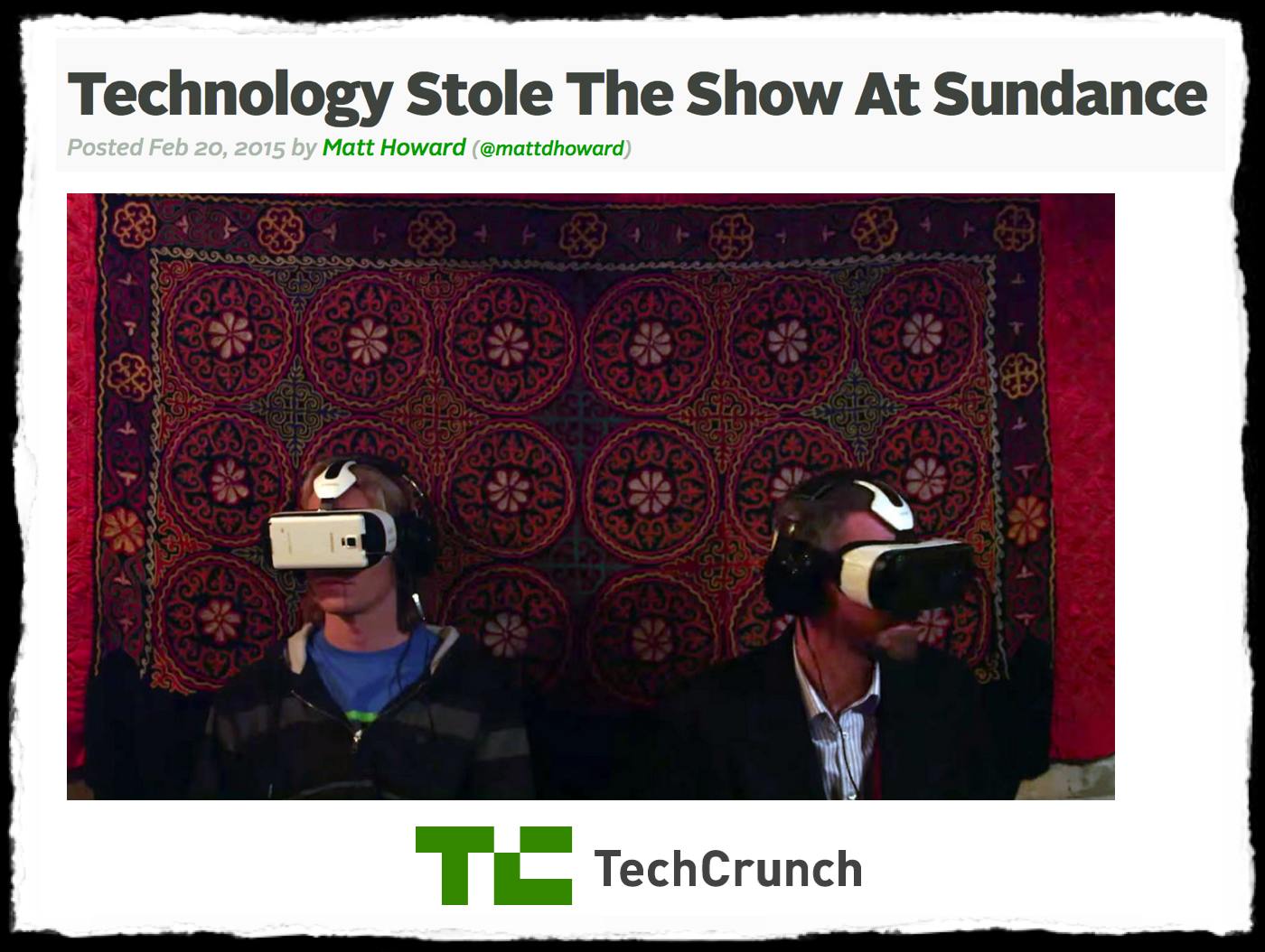 Technology Stole The Show At Sundance