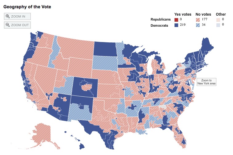 House Vote – H.R.3590 – How Did Your Representative Vote [Via NY Times ...